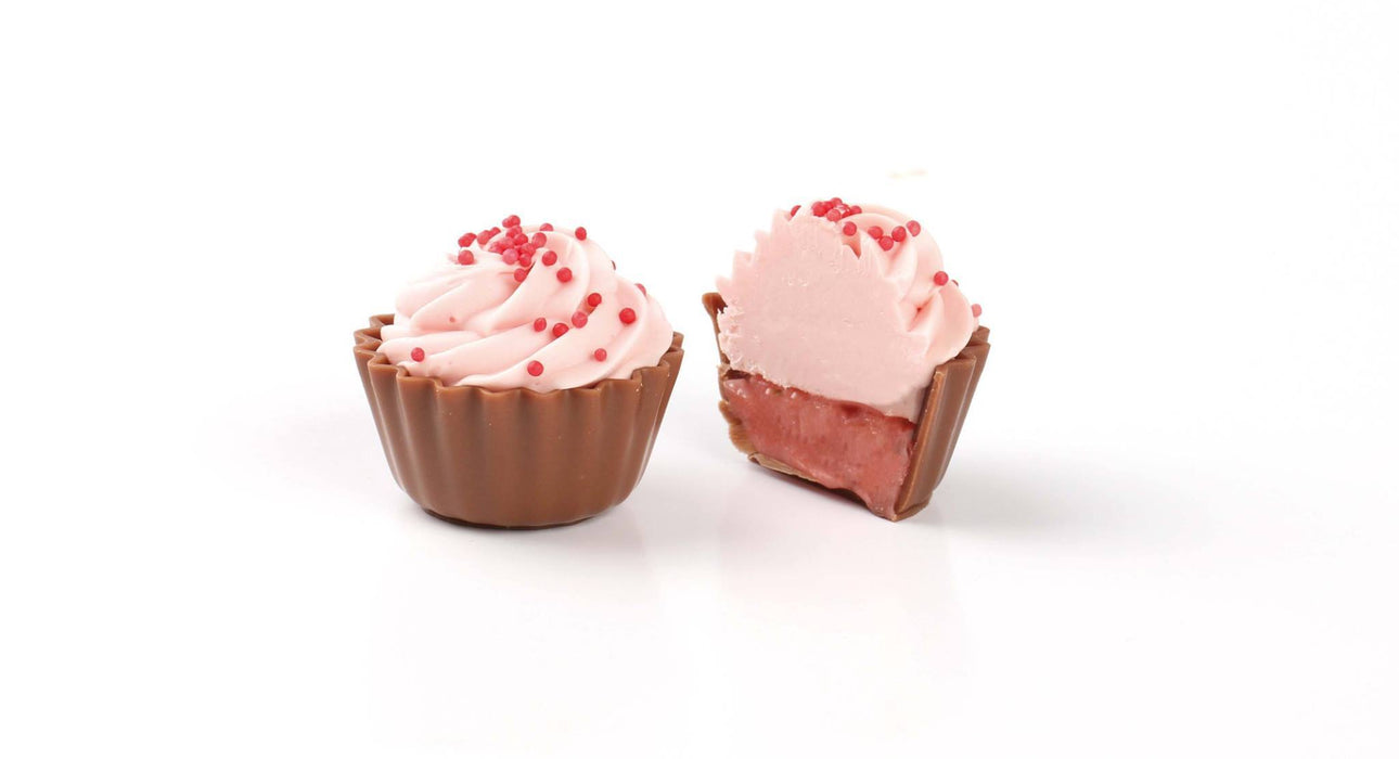 CandyBär | Ein Laden, so bunt wie das Leben Pralinen 250g Cupcake Praline "Erdbeer mit Alkohol" 250g, 500g, 750g, 1000g (5,80€/100g)