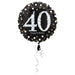 Amscan Folienballon 40 Folienballon Zahlen Happy Birthday Sparkling Celebration