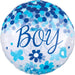 Amscan Folienballon Boy Folienballon Jumbo Konfetti Baby Girl oder Baby Boy