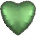 Amscan Folienballon Emerald Satin Luxe Herz Folienballon