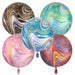 Amscan Folienballon Folienballon Orbz Marblez  verschiedene Farben