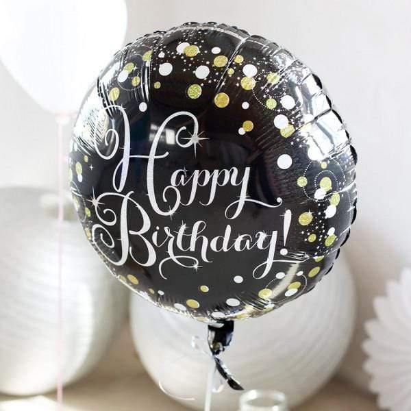 Amscan Folienballon Folienballon Zahlen Happy Birthday Sparkling Celebration