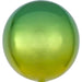 Amscan Folienballon Gelb/Grün Folienballon Ombre Orbz Verschiedene Farben