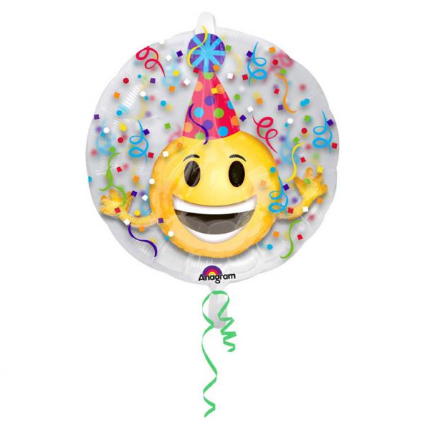 Amscan Folienballon Party Hut Folienballon Happy Birthday Insider Torte oder Emoticon Party Hut