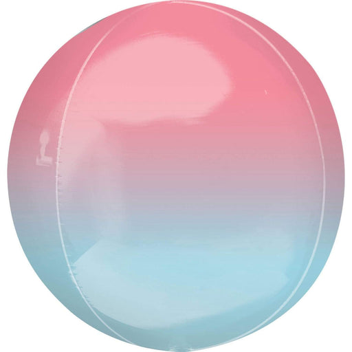 Amscan Folienballon Pink/Blau Folienballon Orbz Verschiedene Farben