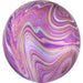 Amscan Folienballon Purple Folienballon Orbz Marblez  verschiedene Farben