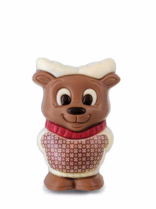 CandyBär | Ein Laden, so bunt wie das Leben Pralinen Muster Belgische Schokoladenfigur Rentier Lewis 12cm