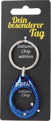 Depesche Schlüsselanhänger April Depesche Schlüsselanhänger Blau "Dein besonderer Tag" Monat