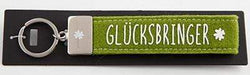 Depesche Schlüsselanhänger Glücksbringer Grün Depesche Glück Schlüsselanhänger aus Filz "Glücksbringer Grün", "Glücksbringer Grau", "Glückskind"