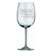 Räder Weingläser Wein ist Poesie in Flaschen Räder Weinglas VINO & APÉRO "Verschiede Sprüche" ø 9 cm
