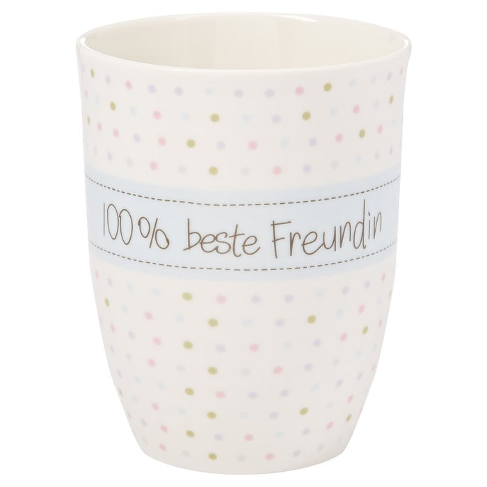 Mea Living Tasse mit Henkel 100% beste Freundin 500ml