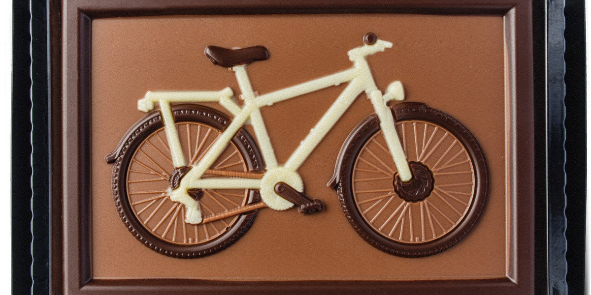 fahrrad aus schokolade kaufen Weibler Schokoladen Fahrrad Geschenkpackung 70g