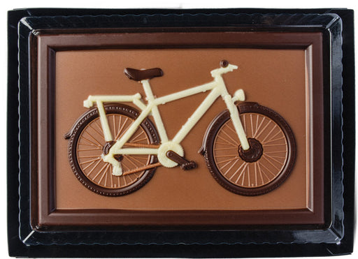 Weibler Confiserie Schokolade-Kreationen Schokoladen Fahrrad Geschenkpackung 70g
